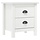 Table de chevet Hill en pin massif blanc - Jusqu'à -40%