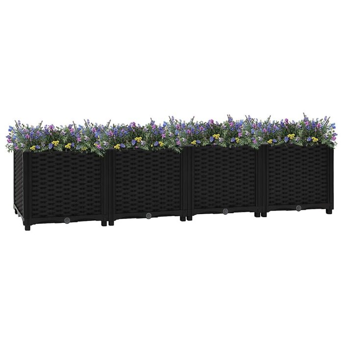 Jardinière surélevée 160 cm - Noir - Jusqu'à 40% de réduction