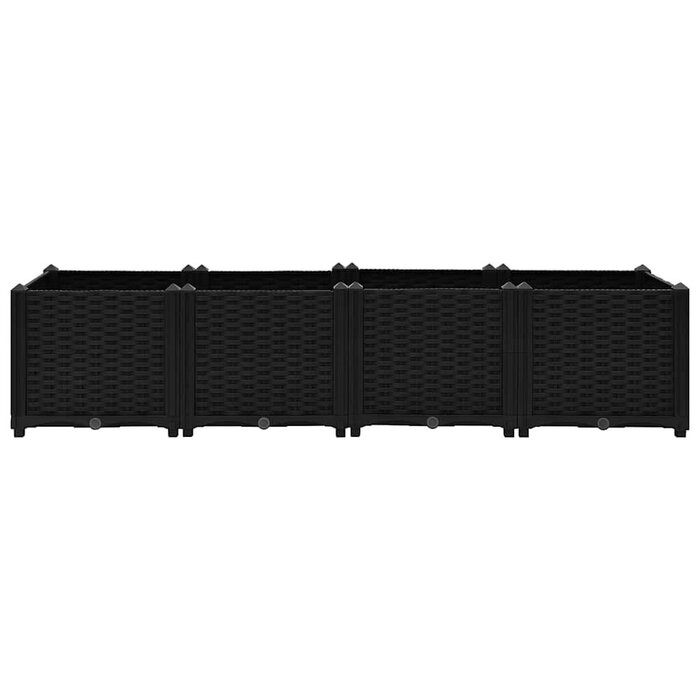 Jardinière surélevée 160 cm - Noir - Jusqu'à 40% de réduction