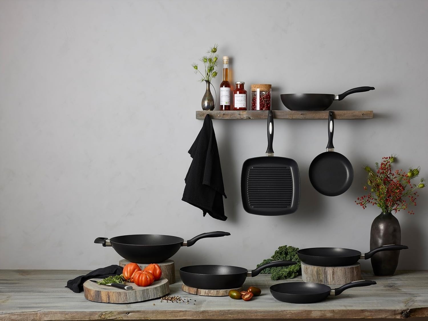 Poêle à griller antiadhésive 27x27 cm - Jusqu'à 81% de remise