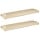 Ensemble de 2 coussins pour palette 150x40cm - Beige - Jusqu'à -40%
