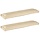 Lot de 2 coussins pour palette 150x40cm - Beige - 68% de remise