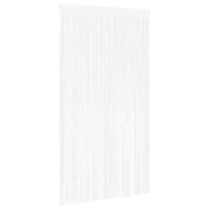 Lot de 2 rideaux à fils 100x250 cm Blanc - Jusqu'à -38%