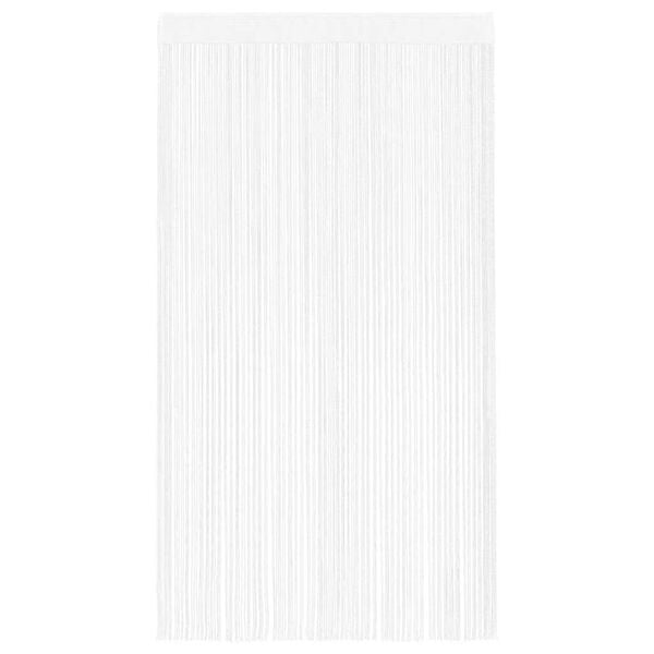 Lot de 2 rideaux à fils 100x250 cm Blanc - Jusqu'à -38%