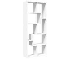 Bibliothèque séparateur de pièce 67x161cm - Blanc - Jusqu'à -41%