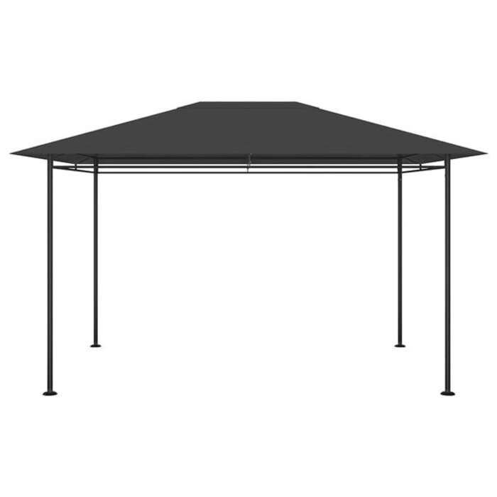 Tonnelle de jardin anthracite 384x281 cm - Jusqu'à 41% de remise