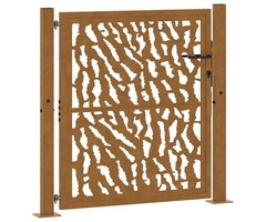 Vidaxl Portillon de jardin en acier corten 100x100 cm - Remisé jusqu'à 41%
