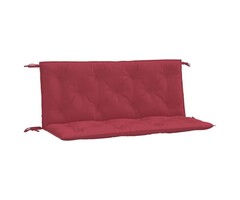 Vidaxl Lot de 2 coussins pour banc de jardin 120x50cm Rouge Vin - Jusqu'à -38%