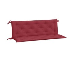 Lot de 2 coussins de jardin 150x50cm - Rouge vin - Jusqu'à -38%