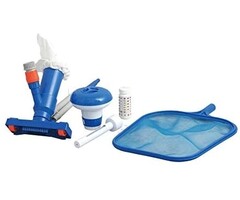 Kit d'entretien complet pour piscine : jusqu'à 23% de remise sur votre nettoyage
