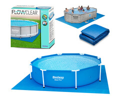Tapis de sol universel 488x488 cm - Piscine - Jusqu'à -54% de réduction