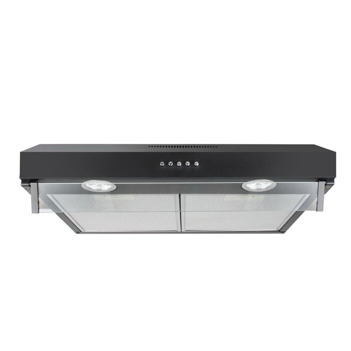 Hotte aspirante 60cm noir - Jusqu'à -43% sur votre équipement cuisine