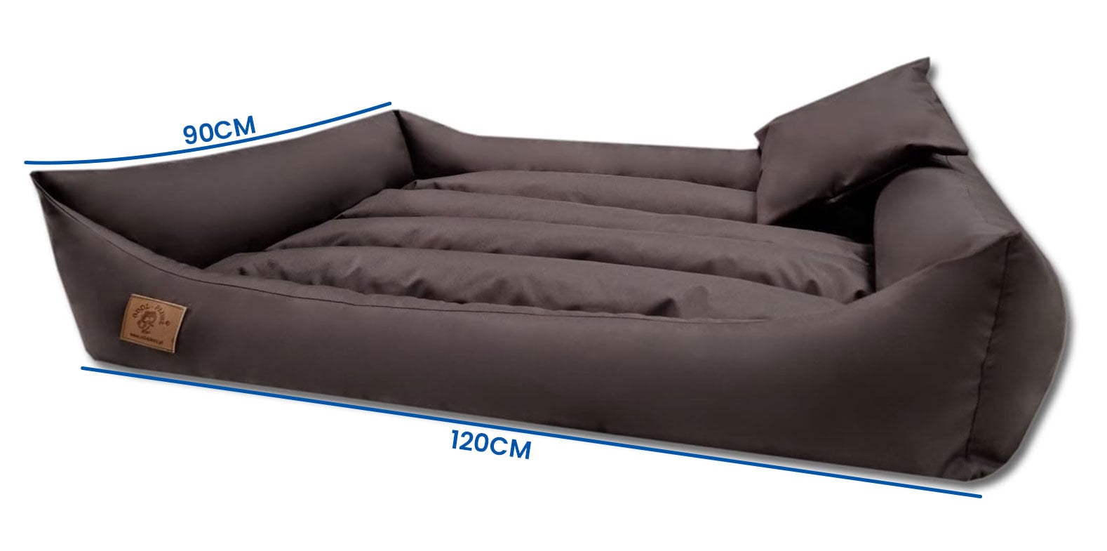 Panier pour chien XXL 120x90 cm - Similicuir - Jusqu'à -31% de réduction