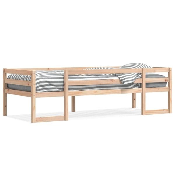 Lit enfant 80x200 cm en pin massif - Jusqu'à -35% de remise