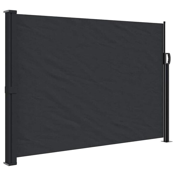 Paravent latéral rétractable 140x600 cm Noir - Jusqu'à -34% de remise
