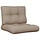 Ensemble de 2 coussins pour palette taupe - Jusqu'à -33%