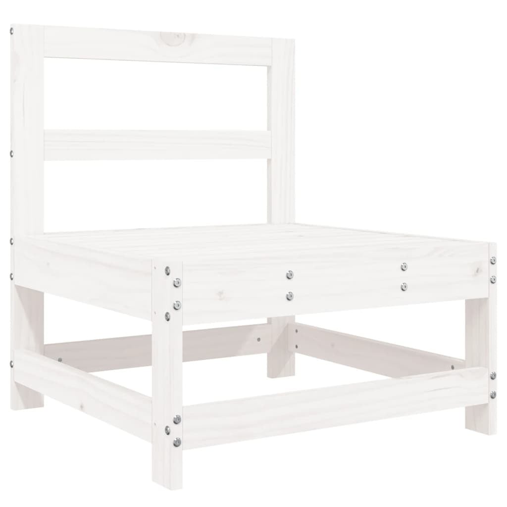 Salon de jardin 4 pièces en bois de pin blanc - Jusqu'à 35% de remise