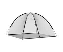 Moustiquaire de lit type yourte 200x200cm - Jusqu'à -32% sur notre stock outlet