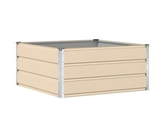 Jardinière en acier ivoire 100 x 100 x 45 cm - Jusqu'à -32%
