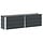 Jardinière rectangulaire acier anthracite 160cm - Jusqu'à -34% de remise