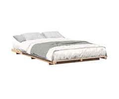 Cadre de lit en pin massif 120x190 cm - Jusqu'à -30%
