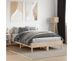 Cadre de lit en pin massif 120x190 cm - Jusqu'à 35% de réduction