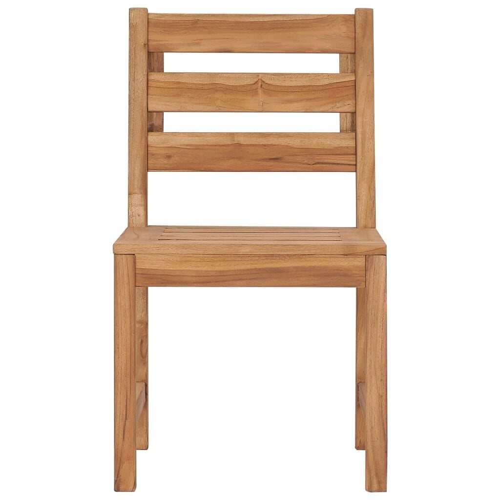 Lot de 2 chaises de jardin en teck massif - Jusqu'à -52%