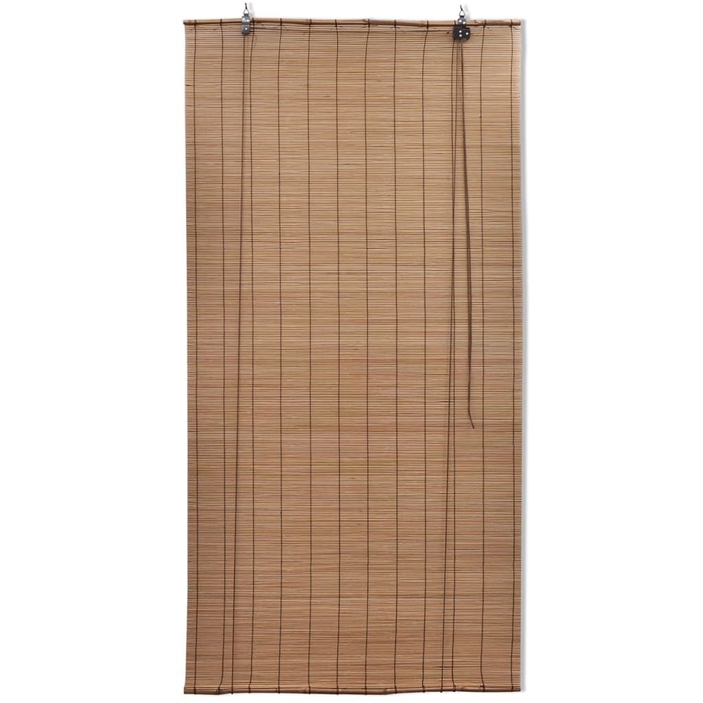 Store enrouleur en bambou 150x220 cm - Marron - Jusqu'à -33%