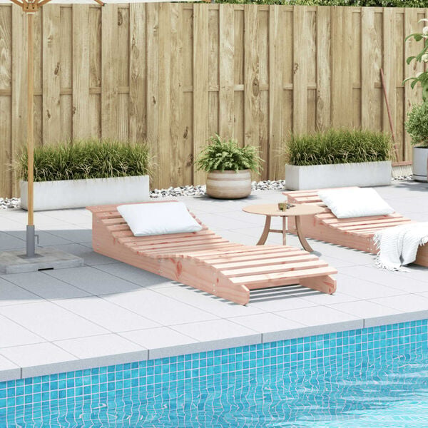 Bain de soleil en bois massif - Jusqu'à 34 % de réduction