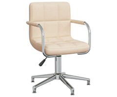 Chaise de salle à manger pivotante crème - Jusqu'à -29%