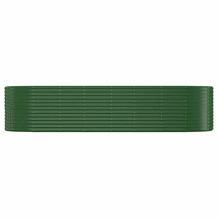 Jardinière ovale en acier galvanisé - 322x100x68 cm - Jusqu'à -35%