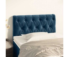 Tête de lit en velours bleu foncé - 80 cm - Jusqu'à -33%