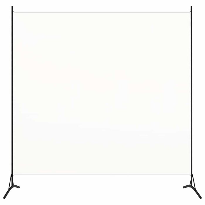 Paravent 1 panneau 175x180 cm en tissu blanc - Jusqu'à 31% de réduction