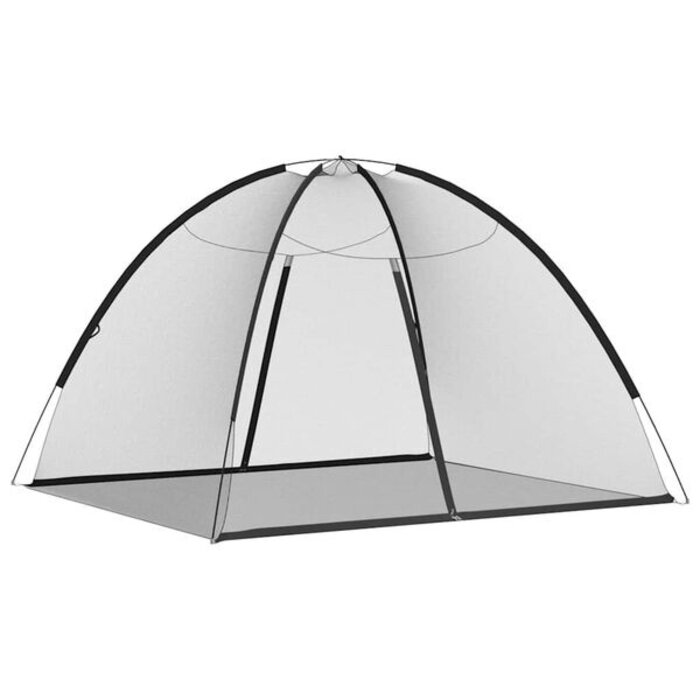 Moustiquaire de lit type yourte - Noir - Jusqu'à -33%
