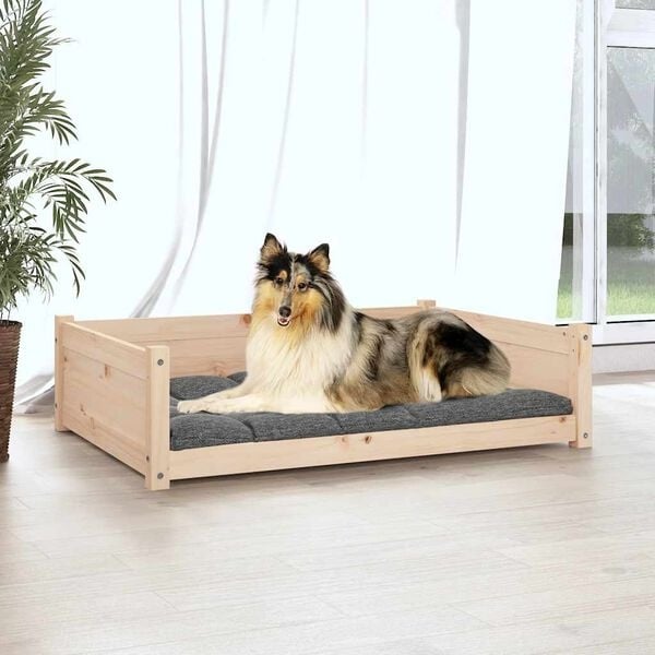 Panier pour chien en pin massif 95,5 cm - Jusqu'à -34% sur votre achat