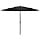 Parasol 3 niveaux en aluminium 3 m noir - Jusqu'à 34% de réduction