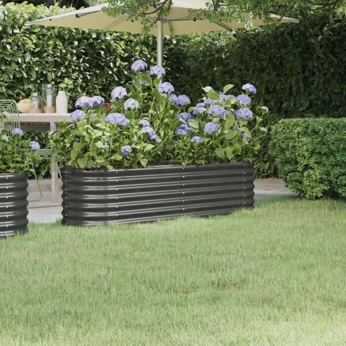 Jardinière Ovale Anthracite 152cm - Jusqu'à -34% sur votre jardin