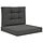 Coussin de jardin anthracite 60x60cm - Jusqu'à 34% de réduction