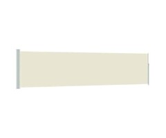 Paravent latéral rétractable 120x500 cm crème - Jusqu'à -34% de remise
