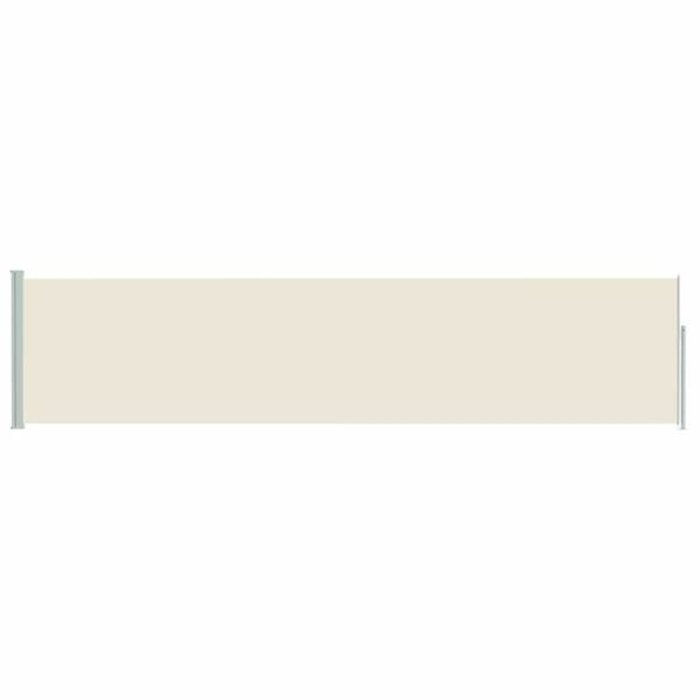Paravent latéral rétractable 120x500 cm crème - Jusqu'à -34% de remise