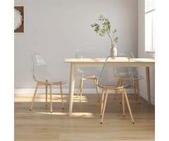 Lot de 4 chaises transparentes design - Jusqu'à 35% de réduction