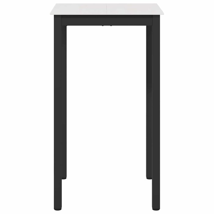 Table de bar en pin massif blanc - 60x60 cm - Jusqu'à 34% de remise