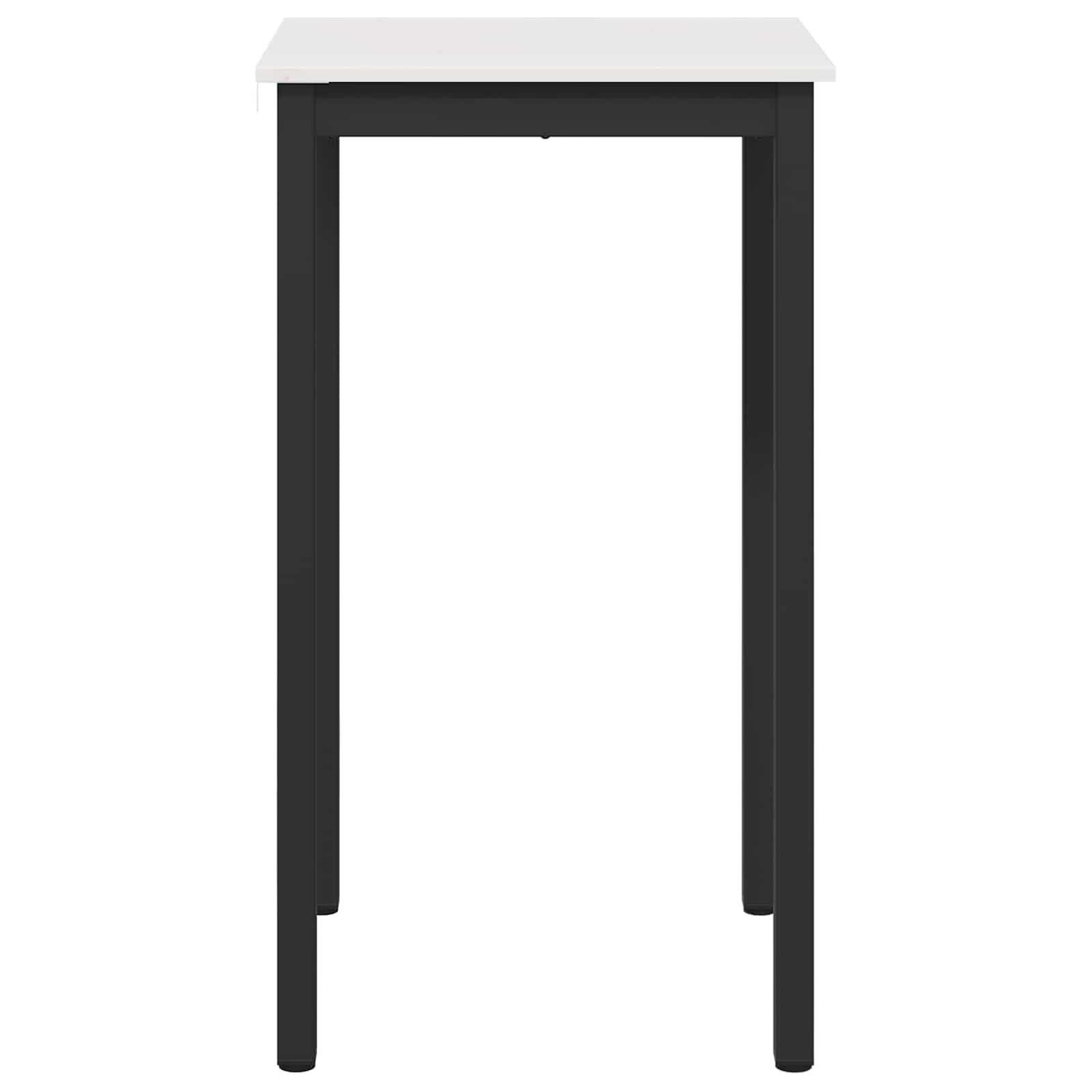 Table de bar en pin massif blanc - 60x60 cm - Jusqu'à 34% de remise