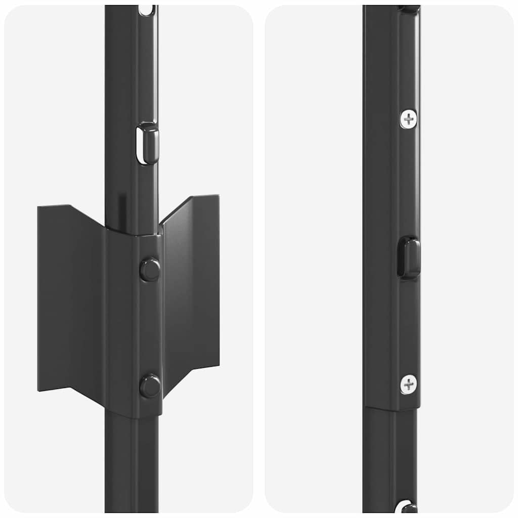 Lot de 22 Poteaux de clôture en U Gris - 100 cm - Jusqu'à -34%