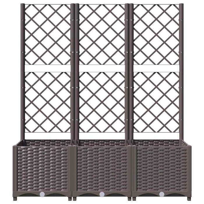 Jardinière avec treillis 120x40 cm - Jusqu'à -29% sur le prix d'origine