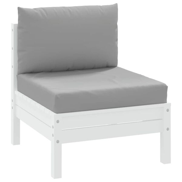 Lot de 2 coussins pour palettes gris 60x60cm - Jusqu'à 32% de remise