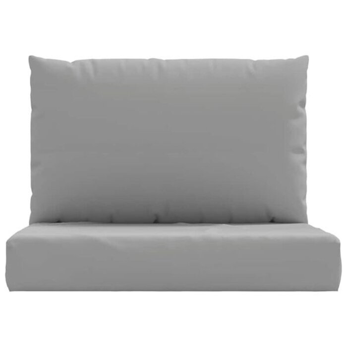 Lot de 2 coussins pour palettes gris 60x60cm - Jusqu'à 32% de remise