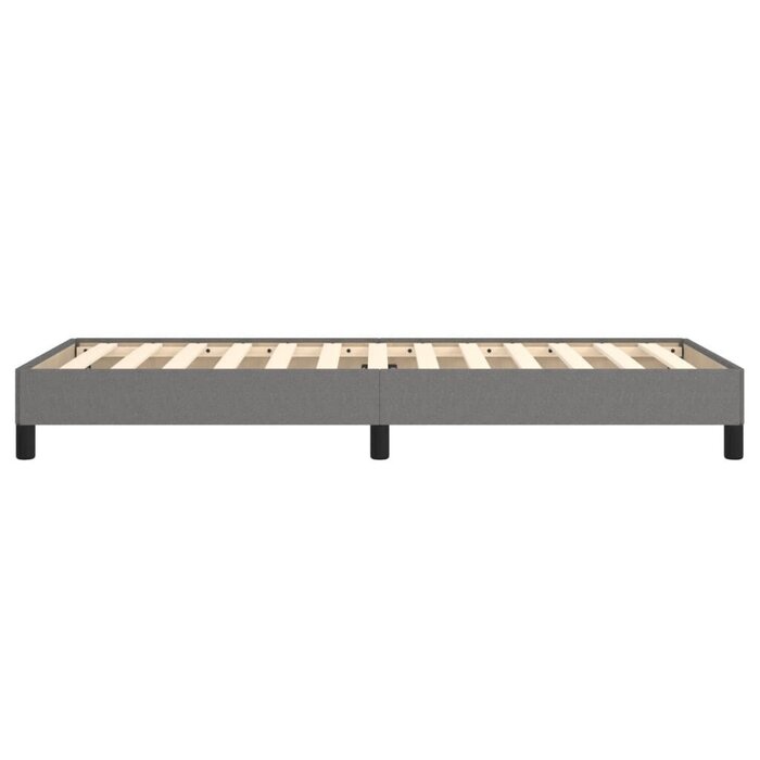 Cadre de lit en tissu gris foncé 90x200 cm - Jusqu'à -29%
