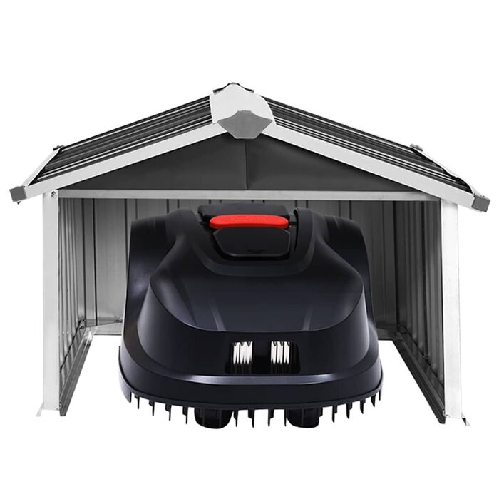 Abri pour robot tondeuse en acier anthracite - Jusqu'à -34%
