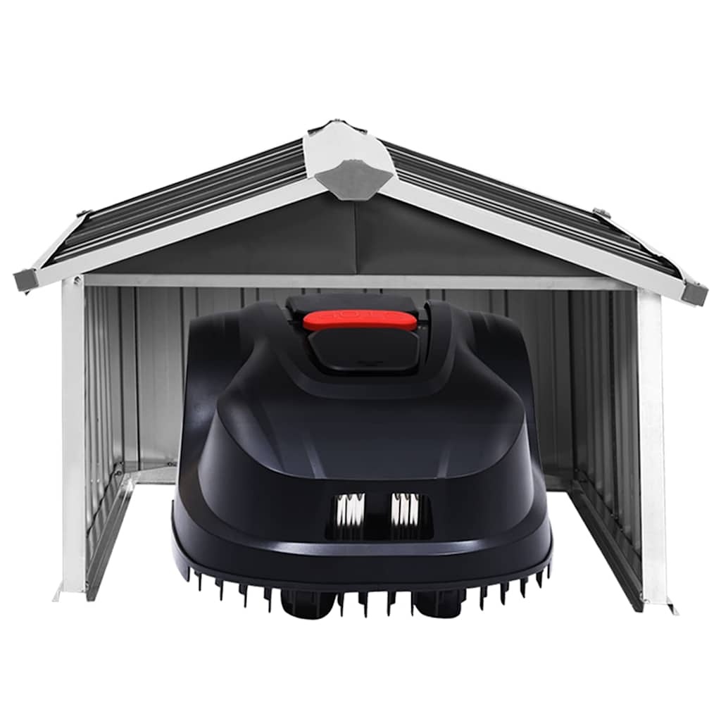 Abri pour robot tondeuse en acier anthracite - Jusqu'à -34%